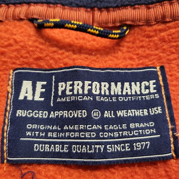 American Eagle Performance Sweater Fleece Mens Large Pullover Long Sleeve - Picture 4 of 16